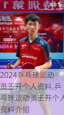 乒乓球运动员王开个人资料,乒乓球运动员王开个人资料介绍