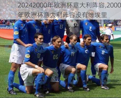 2000年欧洲杯意大利阵容,2000年欧洲杯意大利阵容没有维埃里