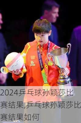乒乓球孙颖莎比赛结果,乒乓球孙颖莎比赛结果如何