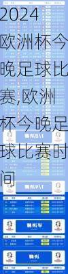 欧洲杯今晚足球比赛,欧洲杯今晚足球比赛时间