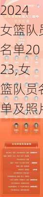 女篮队员名单2023,女篮队员名单及照片