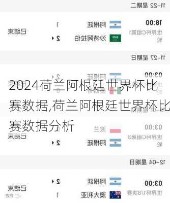 荷兰阿根廷世界杯比赛数据,荷兰阿根廷世界杯比赛数据分析