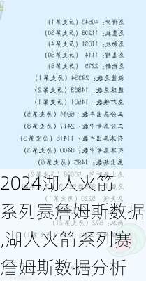 湖人火箭系列赛詹姆斯数据,湖人火箭系列赛詹姆斯数据分析