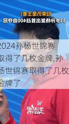 孙杨世锦赛取得了几枚金牌,孙杨世锦赛取得了几枚金牌了