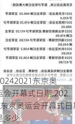 2021东京奥运会开幕式日期,2021东京奥运会开幕式日期是多少