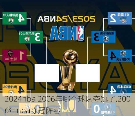 nba 2006年哪个球队夺冠了,2006年nba夺冠阵容