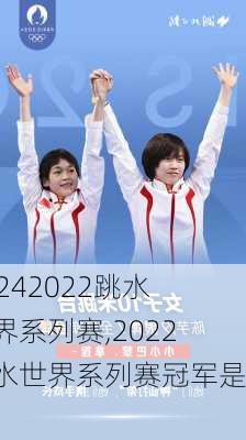 2022跳水世界系列赛,2022跳水世界系列赛冠军是谁
