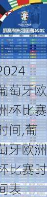 葡萄牙欧洲杯比赛时间,葡萄牙欧洲杯比赛时间表
