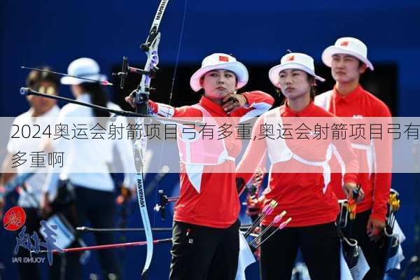 奥运会射箭项目弓有多重,奥运会射箭项目弓有多重啊