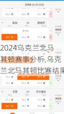 乌克兰北马其顿赛事分析,乌克兰北马其顿比赛结果