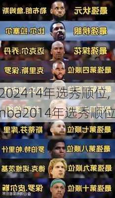 14年选秀顺位,nba2014年选秀顺位