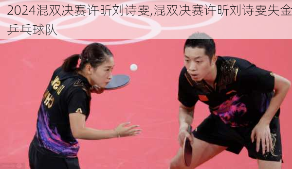 混双决赛许昕刘诗雯,混双决赛许昕刘诗雯失金乒乓球队