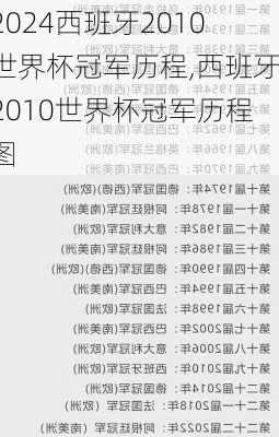 西班牙2010世界杯冠军历程,西班牙2010世界杯冠军历程图
