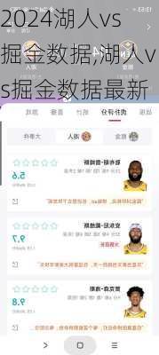 湖人vs掘金数据,湖人vs掘金数据最新