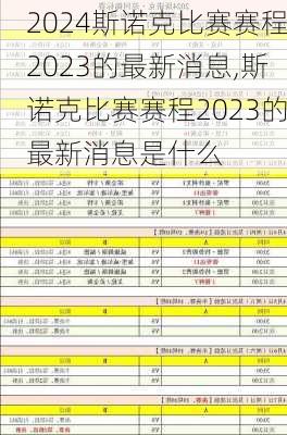 斯诺克比赛赛程2023的最新消息,斯诺克比赛赛程2023的最新消息是什么
