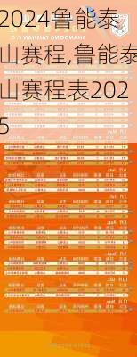鲁能泰山赛程,鲁能泰山赛程表2025