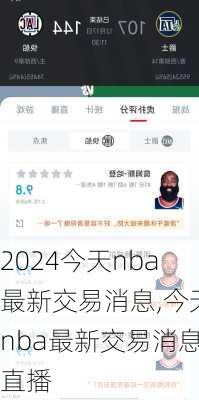 今天nba最新交易消息,今天nba最新交易消息直播