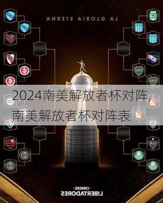 南美解放者杯对阵,南美解放者杯对阵表