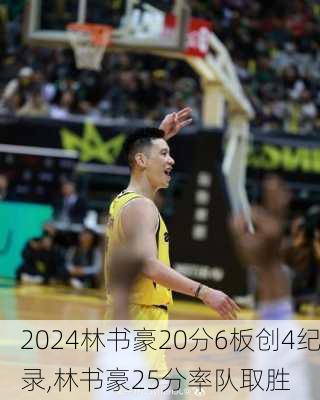 林书豪20分6板创4纪录,林书豪25分率队取胜