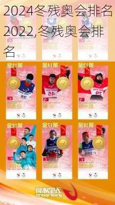 冬残奥会排名2022,冬残奥会排名