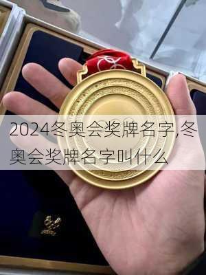 冬奥会奖牌名字,冬奥会奖牌名字叫什么