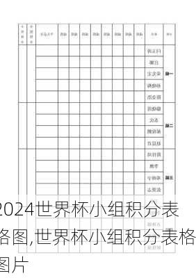 世界杯小组积分表格图,世界杯小组积分表格图片