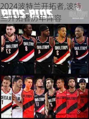 波特兰开拓者,波特兰开拓者历年阵容