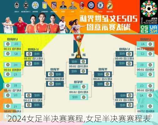 女足半决赛赛程,女足半决赛赛程表