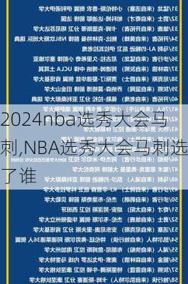 nba选秀大会马刺,NBA选秀大会马刺选了谁