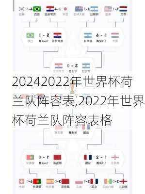 2022年世界杯荷兰队阵容表,2022年世界杯荷兰队阵容表格