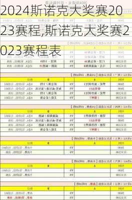 斯诺克大奖赛2023赛程,斯诺克大奖赛2023赛程表