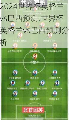 世界杯英格兰vs巴西预测,世界杯英格兰vs巴西预测分析