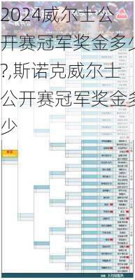 威尔士公开赛冠军奖金多少?,斯诺克威尔士公开赛冠军奖金多少