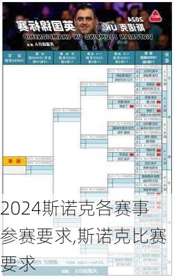 斯诺克各赛事参赛要求,斯诺克比赛要求