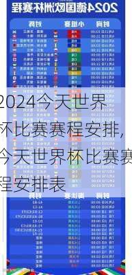 今天世界杯比赛赛程安排,今天世界杯比赛赛程安排表