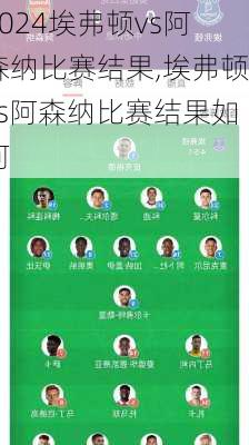 埃弗顿vs阿森纳比赛结果,埃弗顿vs阿森纳比赛结果如何