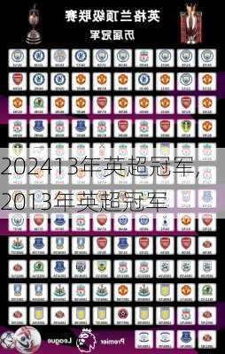 13年英超冠军,2013年英超冠军