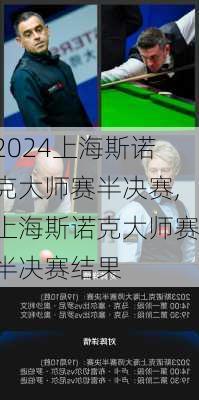 上海斯诺克大师赛半决赛,上海斯诺克大师赛半决赛结果