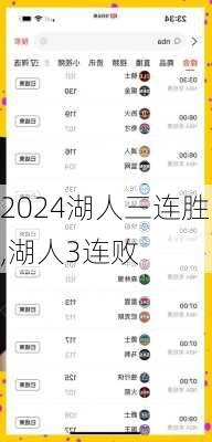 湖人三连胜,湖人3连败