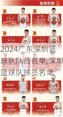 广东深圳篮球队队员名单,深圳篮球队球员名单