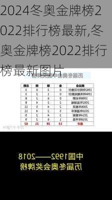 冬奥金牌榜2022排行榜最新,冬奥金牌榜2022排行榜最新图片