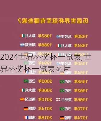 世界杯奖杯一览表,世界杯奖杯一览表图片