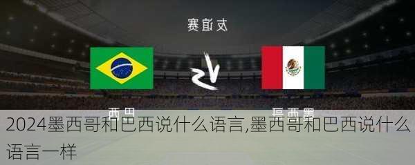 墨西哥和巴西说什么语言,墨西哥和巴西说什么语言一样