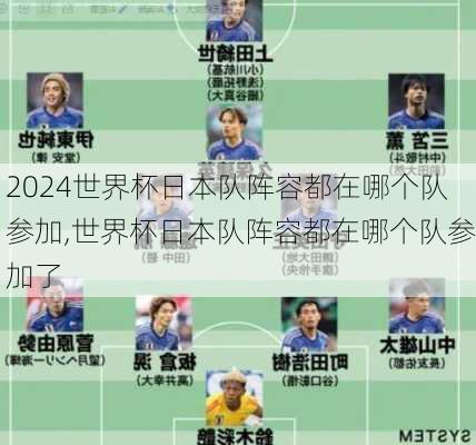 世界杯日本队阵容都在哪个队参加,世界杯日本队阵容都在哪个队参加了