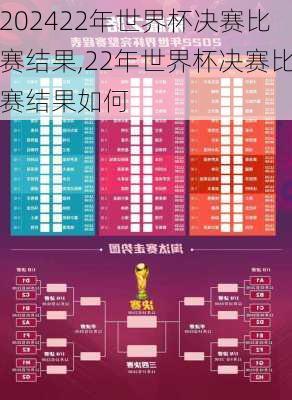 22年世界杯决赛比赛结果,22年世界杯决赛比赛结果如何