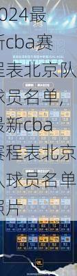 最新cba赛程表北京队球员名单,最新cba赛程表北京队球员名单照片