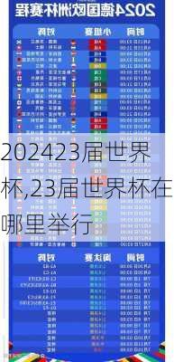 23届世界杯,23届世界杯在哪里举行