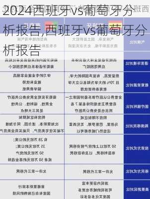 西班牙vs葡萄牙分析报告,西班牙vs葡萄牙分析报告