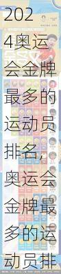 奥运会金牌最多的运动员排名,奥运会金牌最多的运动员排名榜