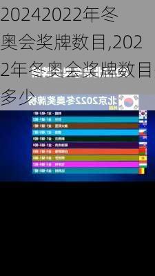 2022年冬奥会奖牌数目,2022年冬奥会奖牌数目是多少